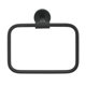 thumbnail image 1 of Portarrollos de toalla Swiss Madison negro mate de latón macizo, 1 of 6