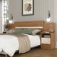 thumbnail image 2 of Respaldo de Cama 2 Plazas con Veladores Milas Canela con Beige, 2 of 3