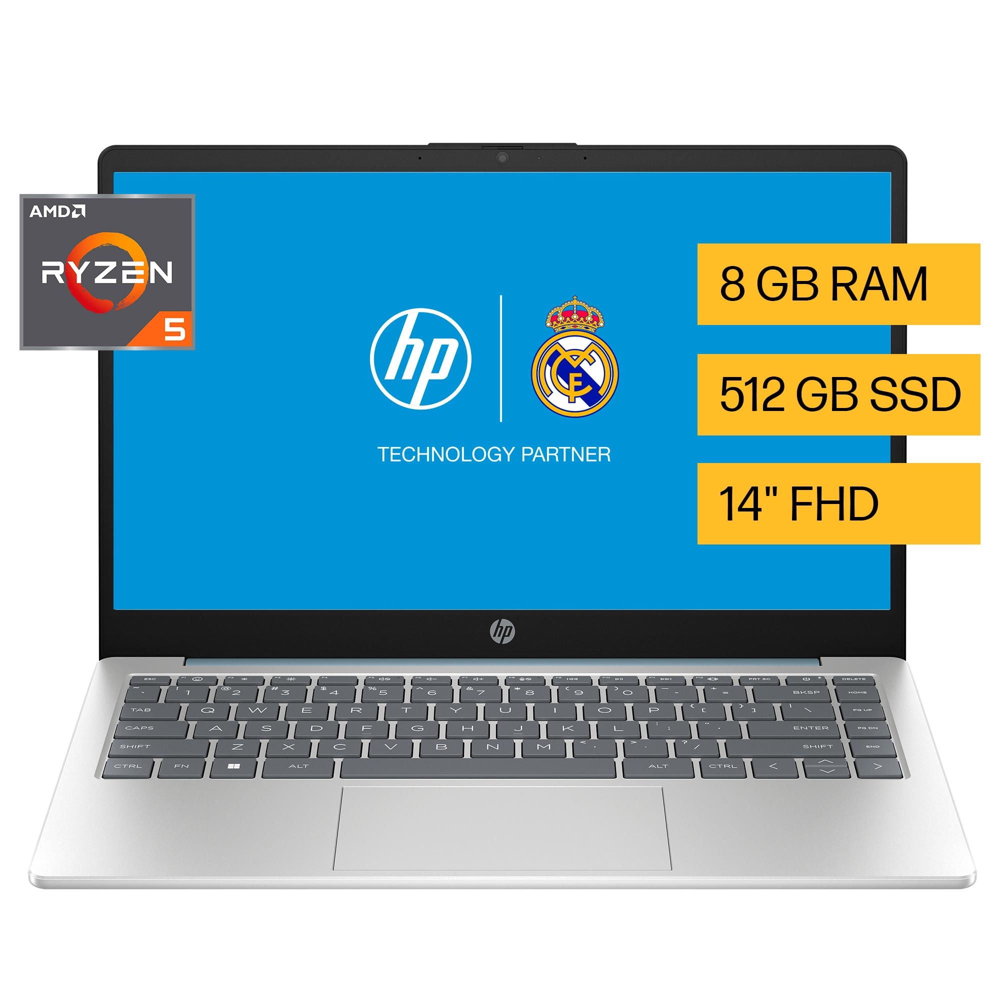 Hp - Notebook 14-Em0017La 14"" Fhd Ryzen 5 8Gb 512Gb Ssd Azul