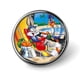 thumbnail image 1 of El show de Bugs Bunny y el Correcaminos-Theme Round Button Badge: Premium Metal Construction, Ideal for High-End Events 2.8 cm, 1 of 6
