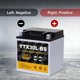 thumbnail image 4 of Batería para motocicleta Daakmax YTX30L-BS 12V 30Ah 400CCA AGM, 4 of 7