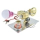 thumbnail image 1 of Hot Air Stirling Engine Model Flywheel Generador de electricidad Juguete educativo, 1 of 5