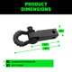 thumbnail image 5 of Receptor Shackle Hitch Rhino USA para camiones con 2 receptores, 5 of 7