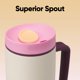 thumbnail image 4 of Vaso de Viaje Owala SmoothSip 710 ml a Prueba de Fugas Rosa/Tan, 4 of 7