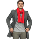thumbnail image 4 of Bufanda clásica de invierno cálida para hombre - PoilTreeWing Bufanda larga con flecos suaves, 4 of 5