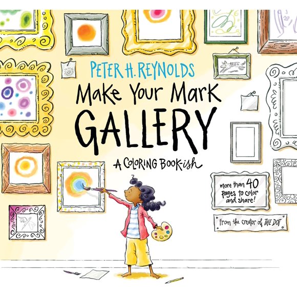 Make Your Mark Gallery: Libro para colorear (Candlewick Press)