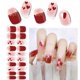 thumbnail image 1 of Tiras de gel para uñas Tyemp 20 piezas Corazón rojo con luz UV, 1 of 6