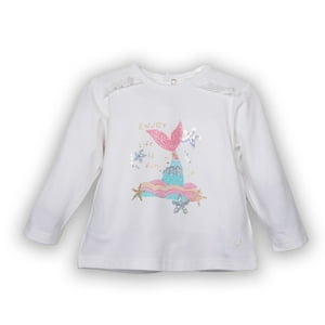 Polera Bebé Niña Blanco Pillin