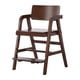 thumbnail image 5 of Trona De Madera Maciza Que Crece Con El Niño, Ajustable Con Escalón, Trona De Madera, Totalmente De Madera Oscura, 5 of 5