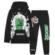 thumbnail image 1 of Conjunto de Buzo con Capucha y Joggers para Niños Minecraft Negro y Verde 9-10 Años, 1 of 5
