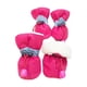 thumbnail image 1 of 4 Uds. Botas Para Perros, Zapatos Para Perros, Cubierta Para Correr, Suelos De Madera Dura Al Aire Libre, 1 Rosa Roja, 3,5x2,5 Cm, 1 of 5