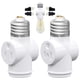 thumbnail image 1 of Paquete de 2 adaptadores de enchufe a enchufe ErqiLuji White, 1 of 6