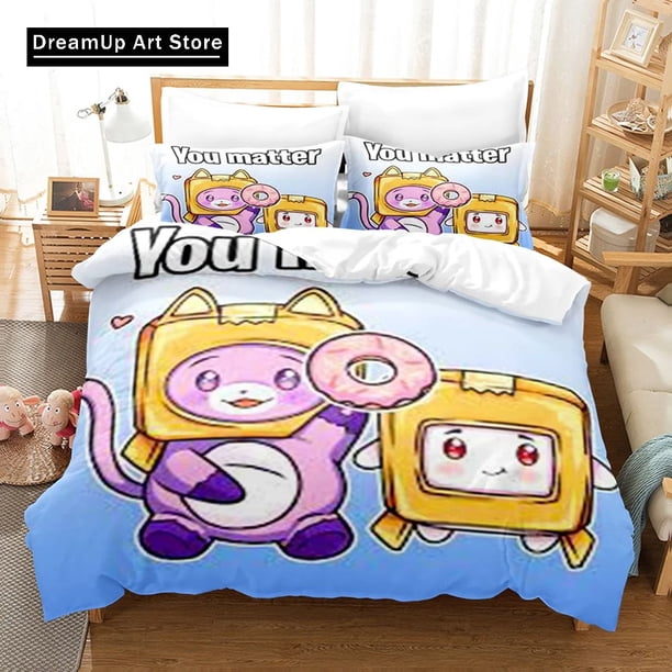 Lanky-box Boxy Bedding Sets Duvet Cover Set With Pillowcase Bedclothes Bed Linen
