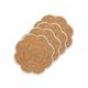 thumbnail image 1 of Pack 4 Individual Mesa Tejido Forma Flor Borde Blanco Festoneado 30cm, 1 of 4
