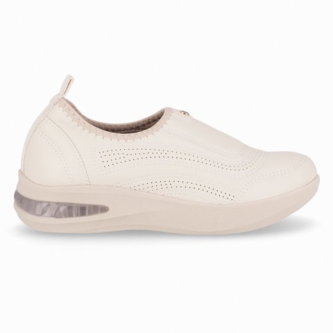 Zapatilla Mujer Crema Soft Step Piccadilly