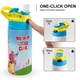 thumbnail image 4 of Mother Goose Club Botella de Agua con Tapa Pop Top de Un Toque, Acero Inoxidable, a Prueba de Fugas, para Deportes, Botella Infantil azul 12 oz, 4 of 6