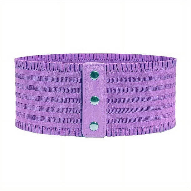 Slimmer Figure Instantly: Women's Stretchy Snap-Button Corset Belts for Waist Reduction