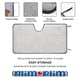 thumbnail image 2 of PLIM Parasol para Parabrisas Delantero Protector Plegable, Visera Solar para Auto Bloquea Rayos UV Mantiene tu Vehículo Fresco 140cm*76cm, 2 of 6
