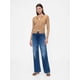 thumbnail image 2 of Cárdigan de cuello redondo para mujer GAP color camel talla M, 2 of 5