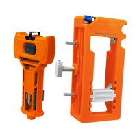 Magideal - Herramienta Manual Para Mortajadora De Bisagras De Puerta, Fácil De Instalar, Profesional, Práctica, Portátil, Accesorios, Kit De Instalación De Bisag Naranja