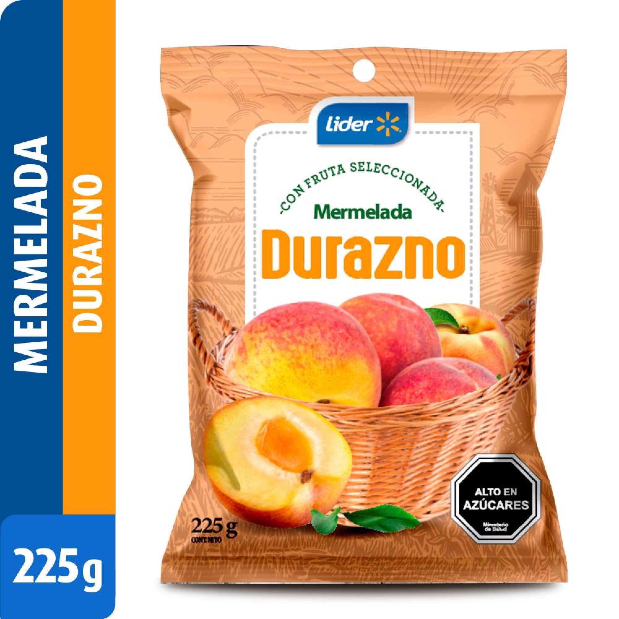 Mermelada Durazno 225 g Lider