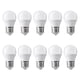 thumbnail image 1 of Pack 10 Ampolletas LED E-27 Bola G45 5W Cálido, 1 of 3
