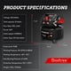 thumbnail image 5 of Compresor de aire portátil Baotree, motor Baotree de 8 galones, 150 PSI y 2 HP, 5 of 7