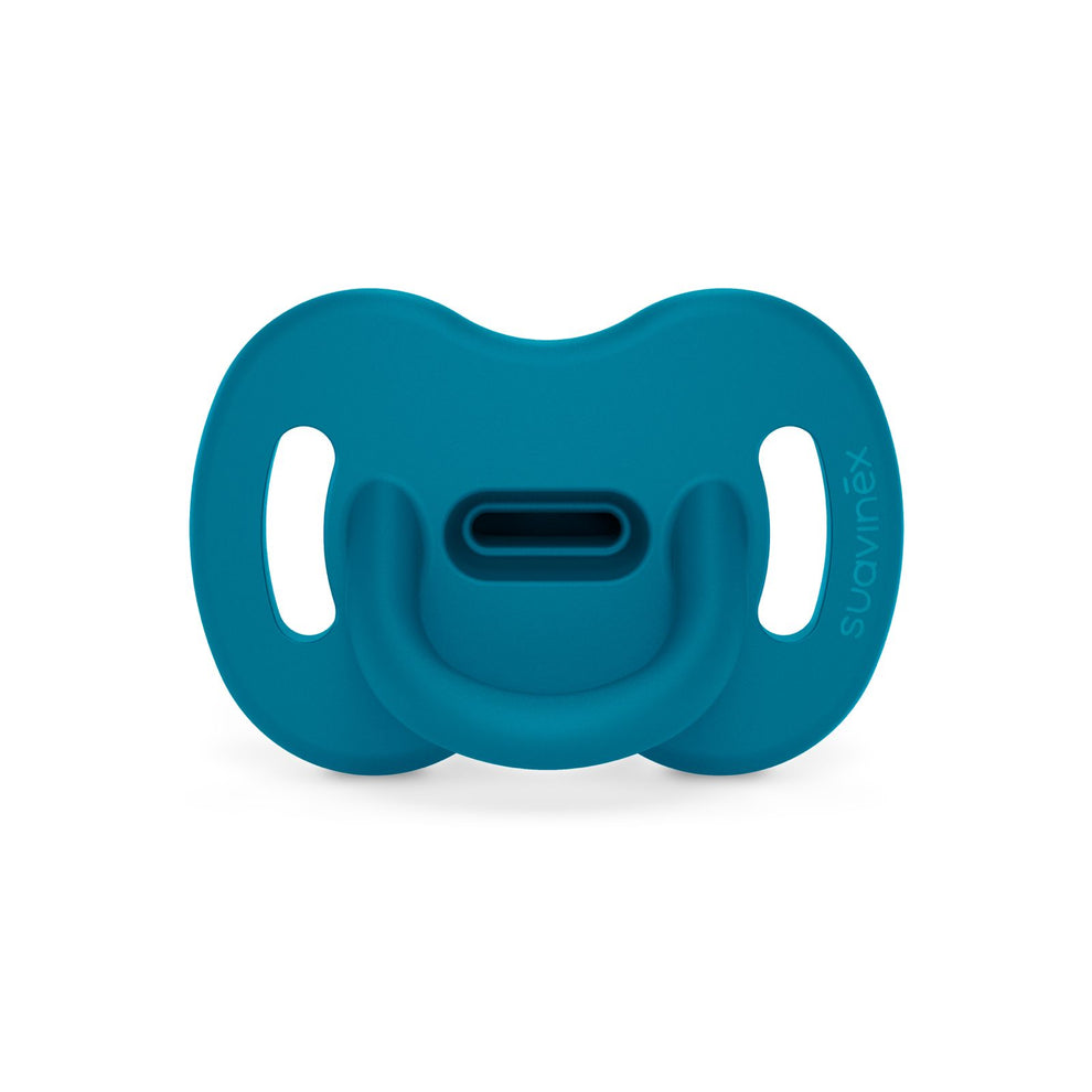 Suavinex - Chupete 0-6 Meses Todosilicona Fisiologico Sx Pro Intense Azul