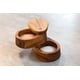 thumbnail image 2 of Salero Giratorio Doble Capa de Madera de Acacia Ironwood Gourmet, 2 of 8