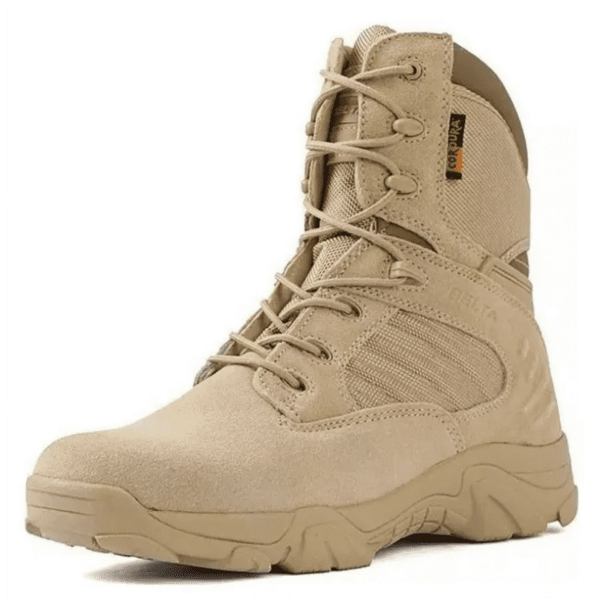 Botas Tacticas Militares Delta Caña Alta Ocre Talla 40 Lider