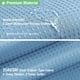 thumbnail image 4 of Cortina de ducha Dynamene Waffle Weave Moonlight Blue 256 GSM, 4 of 6