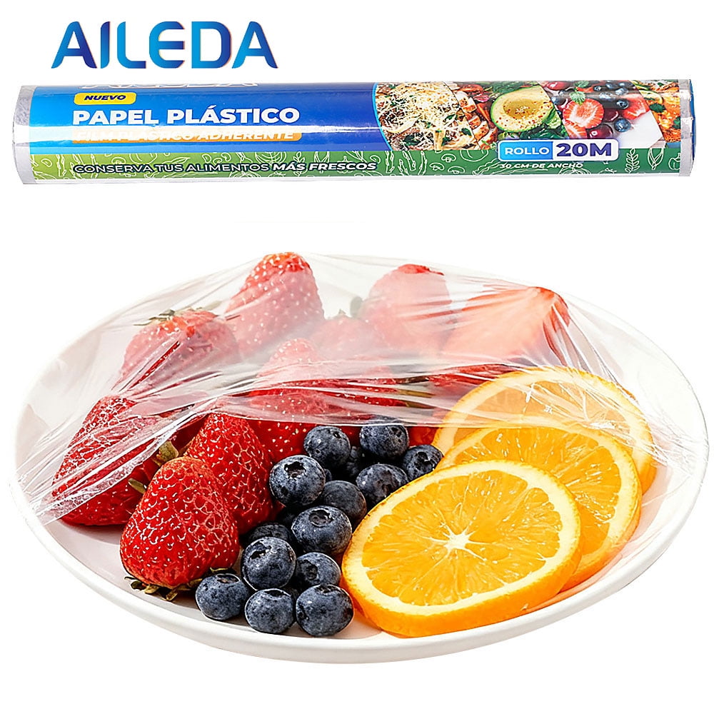 Papel Aileda Film Plástico 30cm X 20 Mt Cocina Transparente