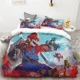 thumbnail image 1 of Duvet Cover Super Mario Game Anime Character Cartoon Children's Holiday Gift Anime HD Printing Three-piece Set Soft Bed Sheets, 1 of 5