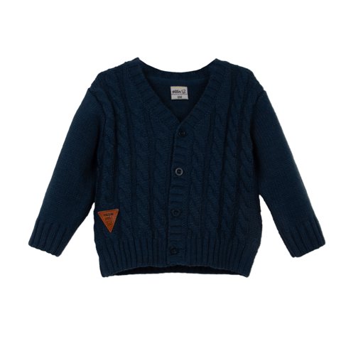 Pillin - Chaleco Bebé Niño Con Botones Azul Marino