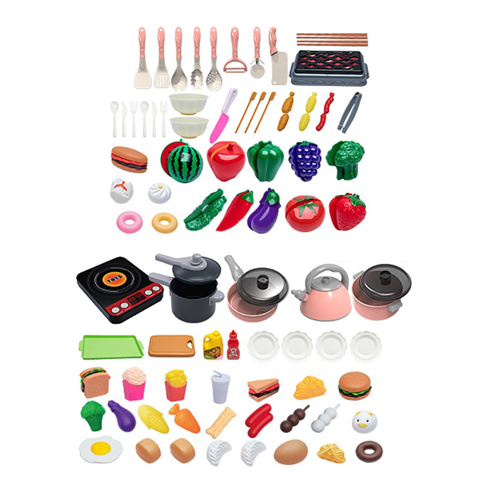 Bothyi - Accesorios De Juguetes De Cocina, Juego De Cocina De Simulación De Comida Para Niños, Regalo De Cumpleaños