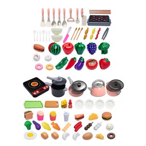 Bothyi - Accesorios De Juguetes De Cocina, Juego De Cocina De Simulación De Comida Para Niños, Regalo De Cumpleaños