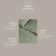 thumbnail image 2 of Funda Almohada Algodón Lavado | 50x70 | Verde, 2 of 3