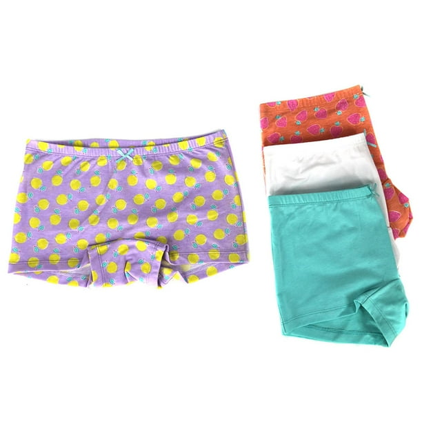 Pack de 4 Calzon Boxer Pantaleta Algodón Niña