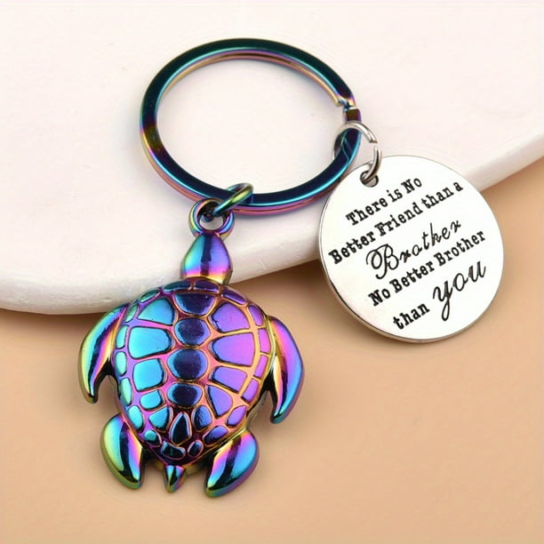 Five Color Turtle Awesome Keychain For Men, Creative Gift For Men