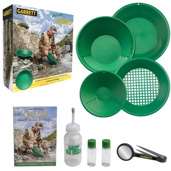 Kit de Bateo de Oro Garrett 9 Piezas Verde