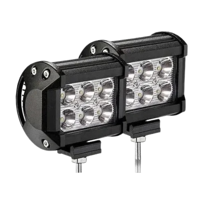 Genérico - X2 Barra Focos Neblineros Led 18W Blanco Expansion Auto Moto Blanco