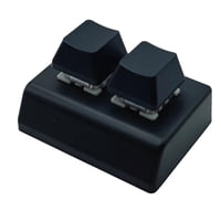 Bothyi - Teclado Mecánico Para Juegos De 2 Teclas Programación De Intercambio En Caliente Interruptor Rojo Negro