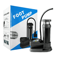 Genérico - Inflador Bomba De Pie P/Neumáticos Bici Motos Pelotas Carros Negro