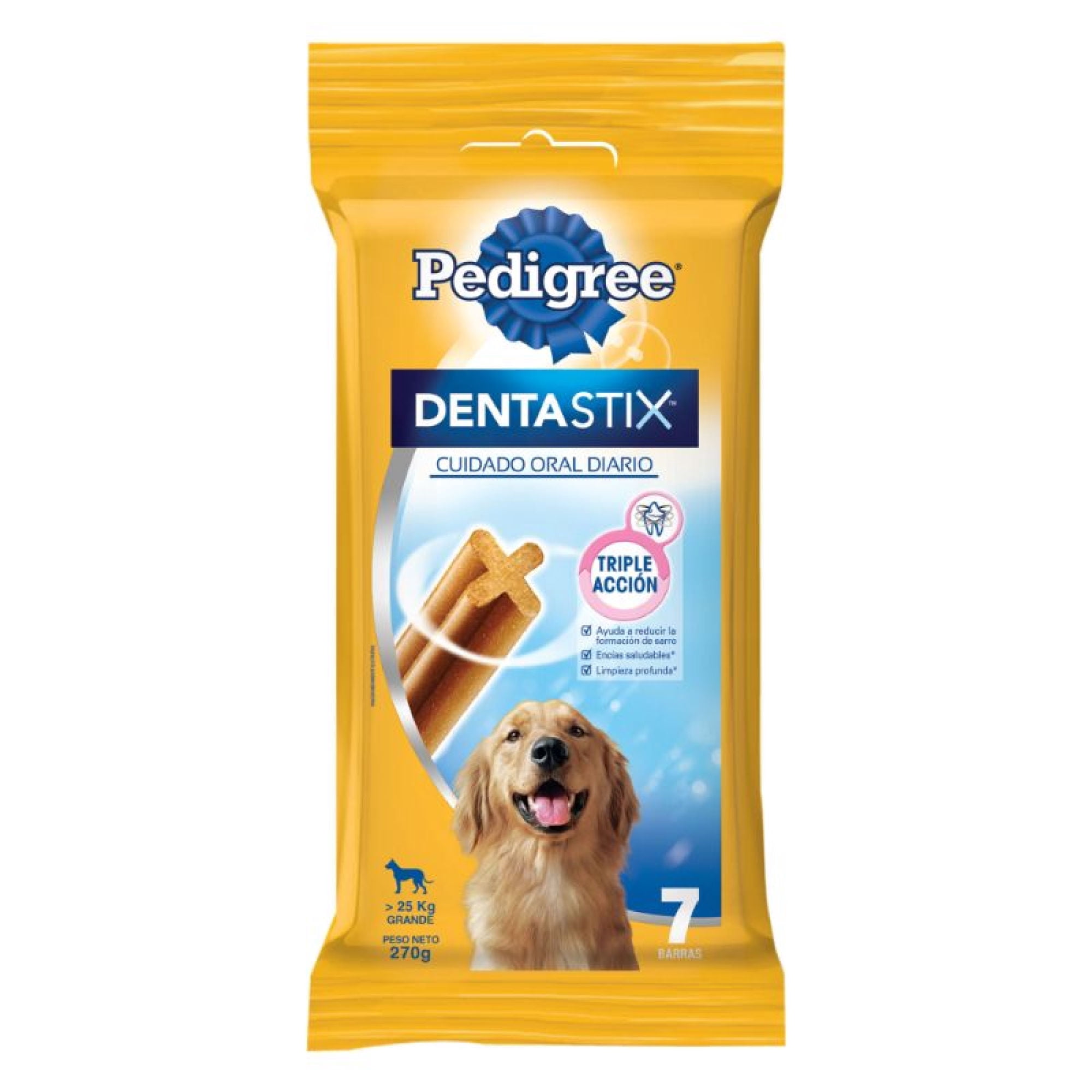 Snack Perro Adulto Dentastix Raza Grande Bolsa 7 Un Pedigree