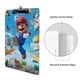 thumbnail image 3 of Super Mario Portapapeles de acrílico A4, tamaño carta estándar, carpeta con clip 31.8x 21.5CM para estudiantes, profesores y oficina, 3 of 6