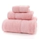 thumbnail image 1 of Set de 3 toallas 100% algodón - rosa, 1 of 2