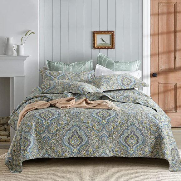 Juego de cama Autumn Dream King 249 × 274 cm con diseño paisley