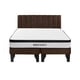 thumbnail image 1 of Cama Europea 2 Plazas Hermes + Respaldo Tubular Negro Café, 1 of 3