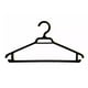 thumbnail image 1 of Pack 50 Colgadores Ganchos Ropa Plástico Negro, 1 of 3