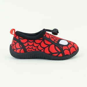 Zapato De Agua Niño Rojo Telaraña Y Ojos Spiderman Marvel